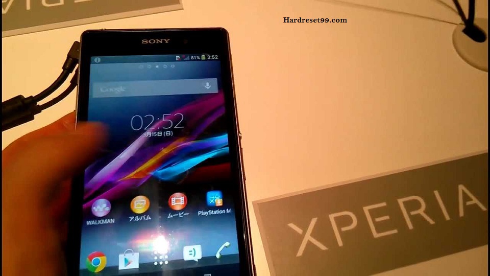 Westers Af en toe Haast je Sony Xperia Z1 C6903 Hard reset, Factory Reset and Password Recovery